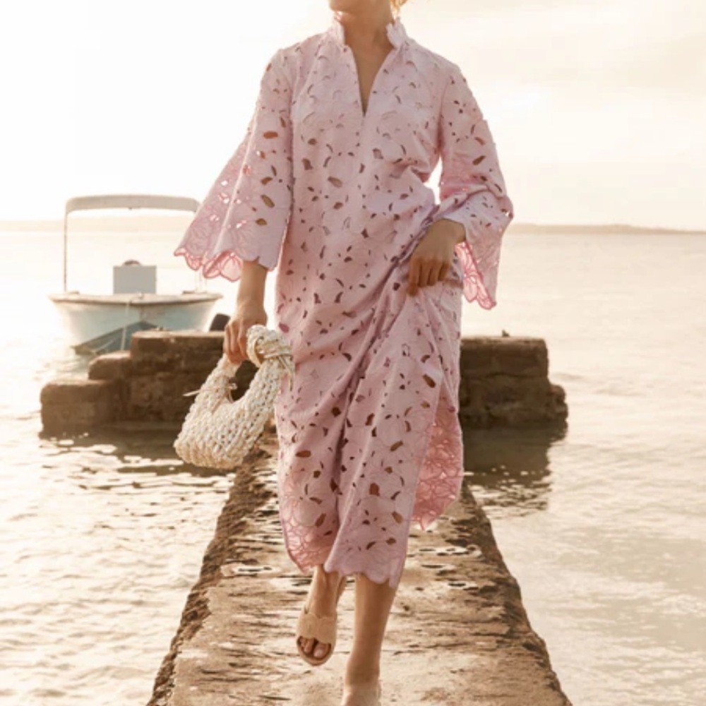 Tuckernuck Lilac Eyelet Maxi Dress - Picture 2 of 10